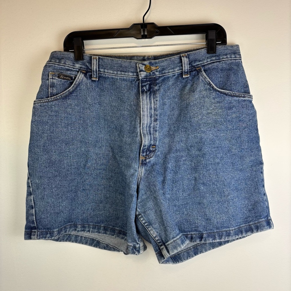 Wrangler Bermuda Mom Denim Shorts 80s Summer